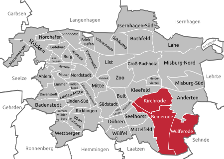 Kirchrode Bemerode Wülferode in Hannover