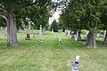 The Kishwaukee Cemetery on Kishwaukee Road, just north of Stillman Valley, Illinois, in Winnebago County, Illinois, USA.