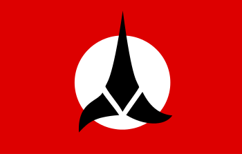An SVG version of the Flag of the Klingon Empi...