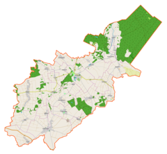 Mapa lokalizacyjna gminy Korfantów