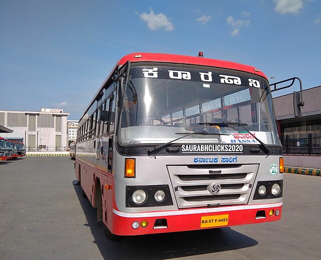 KSRTC Bengaluru Division's Karnataka Sarige built on Ashok Leyland chassis