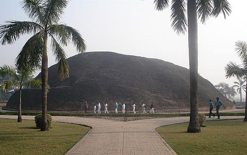 Ramabhar Stupa was built over a portion of the Buddha