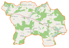 Mapa lokalizacyjna gminy Kwilcz