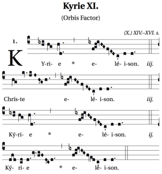 <span class="mw-page-title-main">Kyrie</span> Common name of a Christian liturgical prayer