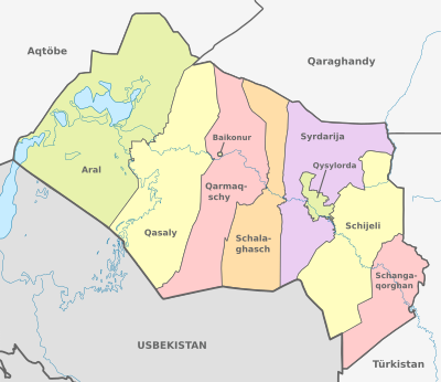 Gebiet Qysylorda: Geografie, Bevölkerung, Politik und Verwaltung