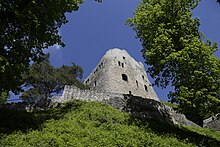 Le rovine del castello di Neu-Homberg