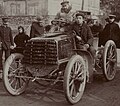 Léonce Girardot vainqueur de la Course du Catalogue, en février 1900.