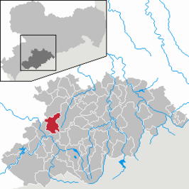 Kaart van Lößnitz