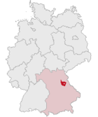 Lokasi Landkreises Amberg-Sulzbach di Jerman