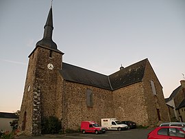 Die Kirche in Le Bourgneuf-la-Forêt