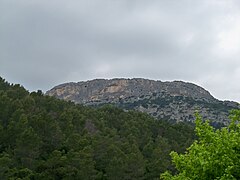 A Clapis des Dentelles, Lafare felől nézve