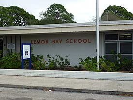 The old building Lemon Bay High School.JPG