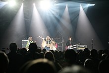 Lez Zeppelin peforming in Falls Church, Virginia in 2009 LezZepStageShot.JPG