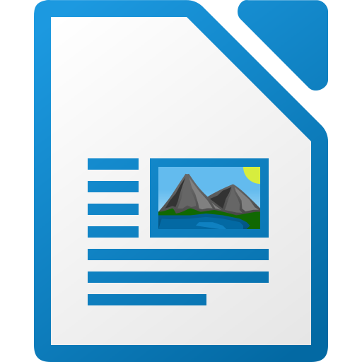 File:LibreOffice 6.1 Writer Icon.svg