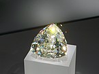 At 890 carats, the Light of the Desert (located at Toronto's Royal Ontario Museum) is the world's largest faceted cerussite.