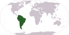 América De L Sul: Stória, Subdebisones, Geografie