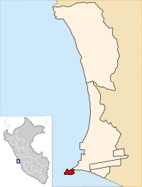 Location of La Punta in Lima and Callao