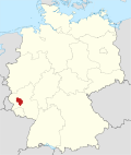 Localização de Bernkastel-Wittlich na Alemanha