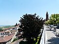 Panorama dal belvedere, Lu, Piemonte, Italia