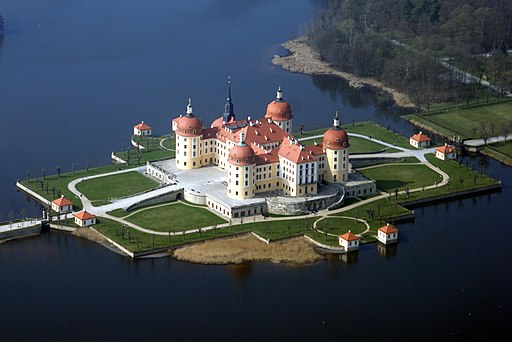 Luftbild Schloss Moritzburg 2014-03-29 1