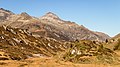 Lukmanierpas Passo del Lucomagno. (Berglandschappen nabij de pas).