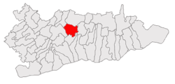 Location of Lupşanu, Călăraşi