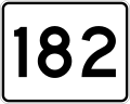 MA Route 182.svg