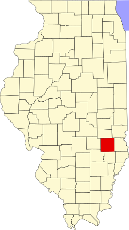 Locatie van Jasper County in Illinois