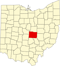 Licking County - Carte