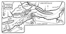 Military operations on the Delaware River in October and November, 1777 Map of Operations on the Delaware River at Philadelphia, PA Oct-Nov., 1777.jpeg