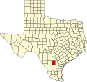 Map of Texas highlighting McMullen County.svg