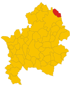 Localizarea Belmonte del Sannio în Provincia Isernia