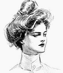 Blyantsportræt af Abbott af Charles Dana Gibson