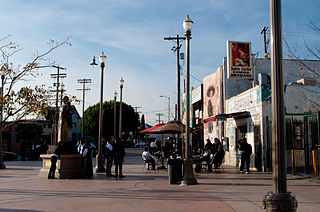 Mariachi Plaza located in the Boyle Heights district
