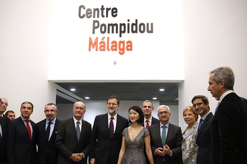 File:Mariano Rajoy inaugura el Centro Pompidou Málaga 03.jpg