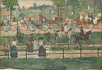 モーリス・プレンダーガスト, Central Park, 1900, (1900)