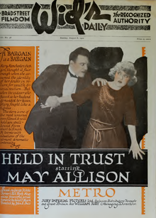 Mayıs Allison Güvende Tutuldu 2 John E.İnce Film Daily 1920.png