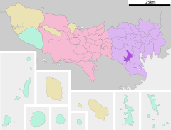 Meguro-ku nella prefettura di Tokyo Ja.svg