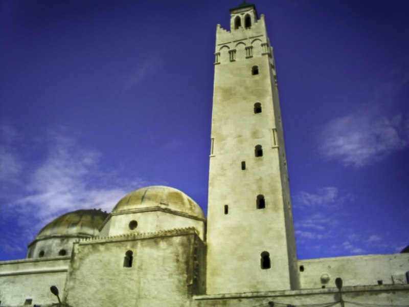 File:Minaret de la mosquée de Sidi Khaled02.tif