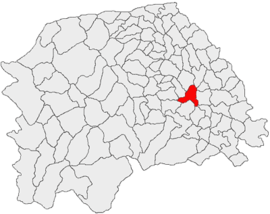 Localisation dans le comté de Suceava