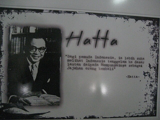 Mohammad Hatta Indonesian statesman, nationalist, and one of the founding fathers