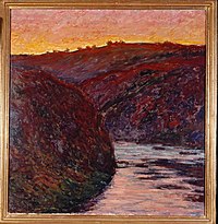 Valley of the Creuse, Sunset Monet - Valley of the Creuse (Sunset), 1889.jpg