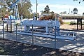 English: Horizontal oil and gas separator on display at Moonie, Queensland