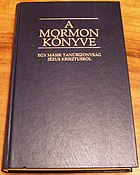 The Book of Mormon in Hungarian. Mormon konyve misszionariusi kiadas.jpg