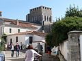 Français : Rue et église de Mornac-sur-Seudre, Charente-Maritime, France