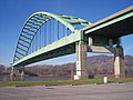 Moundsville Bridge in Moundsville, West Virginia
