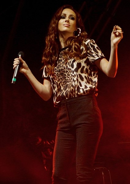 Donaghy performing at Manchester Pride in 2013