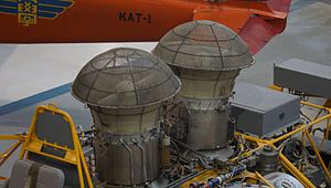 岐阜かかみがはら航空宇宙博物館に展示されているJR100Fエンジン