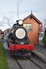 Thumbnail for File:NZR Ab class No. 699 locomotive at the Pleasant Point Museum - September 2020 - 11.jpg