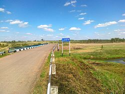 Bridge over Dnieper River, Nakhimovskoe, Kholm-Zhirkovsky District